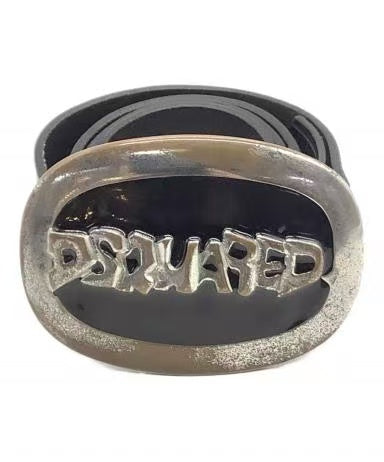 Dsquared2 Logo Buckle Leather Belt