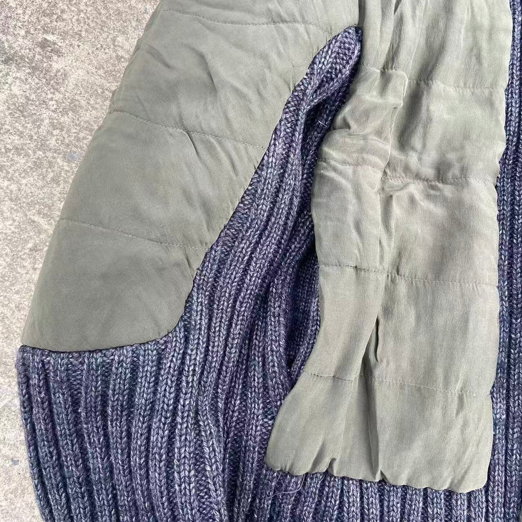 Undercover 10AW Knit & Silk & Wool Blend Padded Jacket