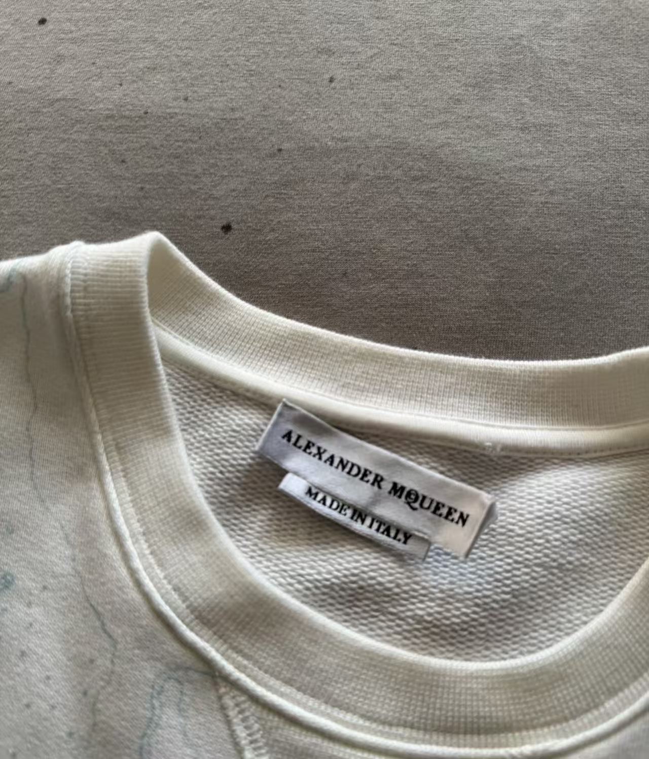 Alexander Mcqueen 17AW Explorer Print and Skull Sweatshirt