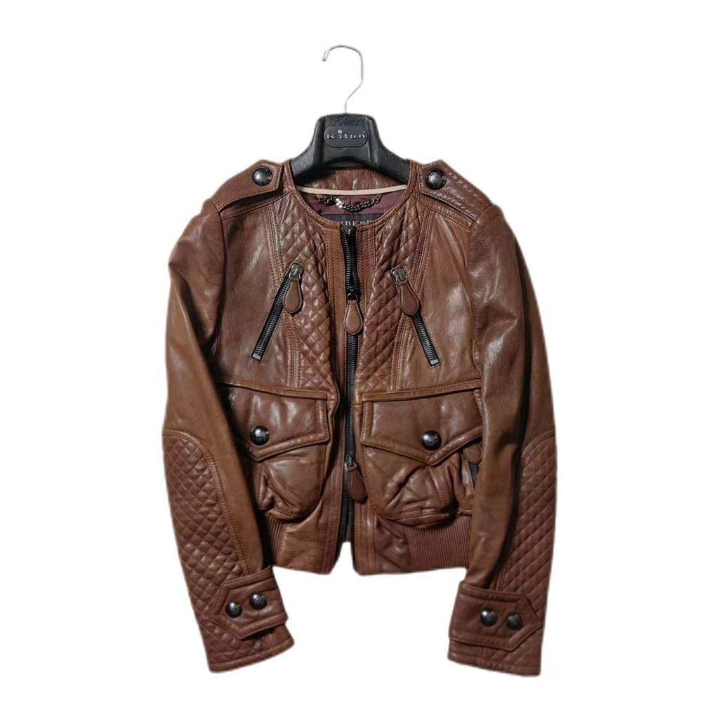 Burberry Utility Moto Leather Jacket