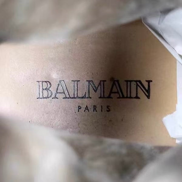 Balmain By Christophe Decarnin  10SS Suede Engineer Boots