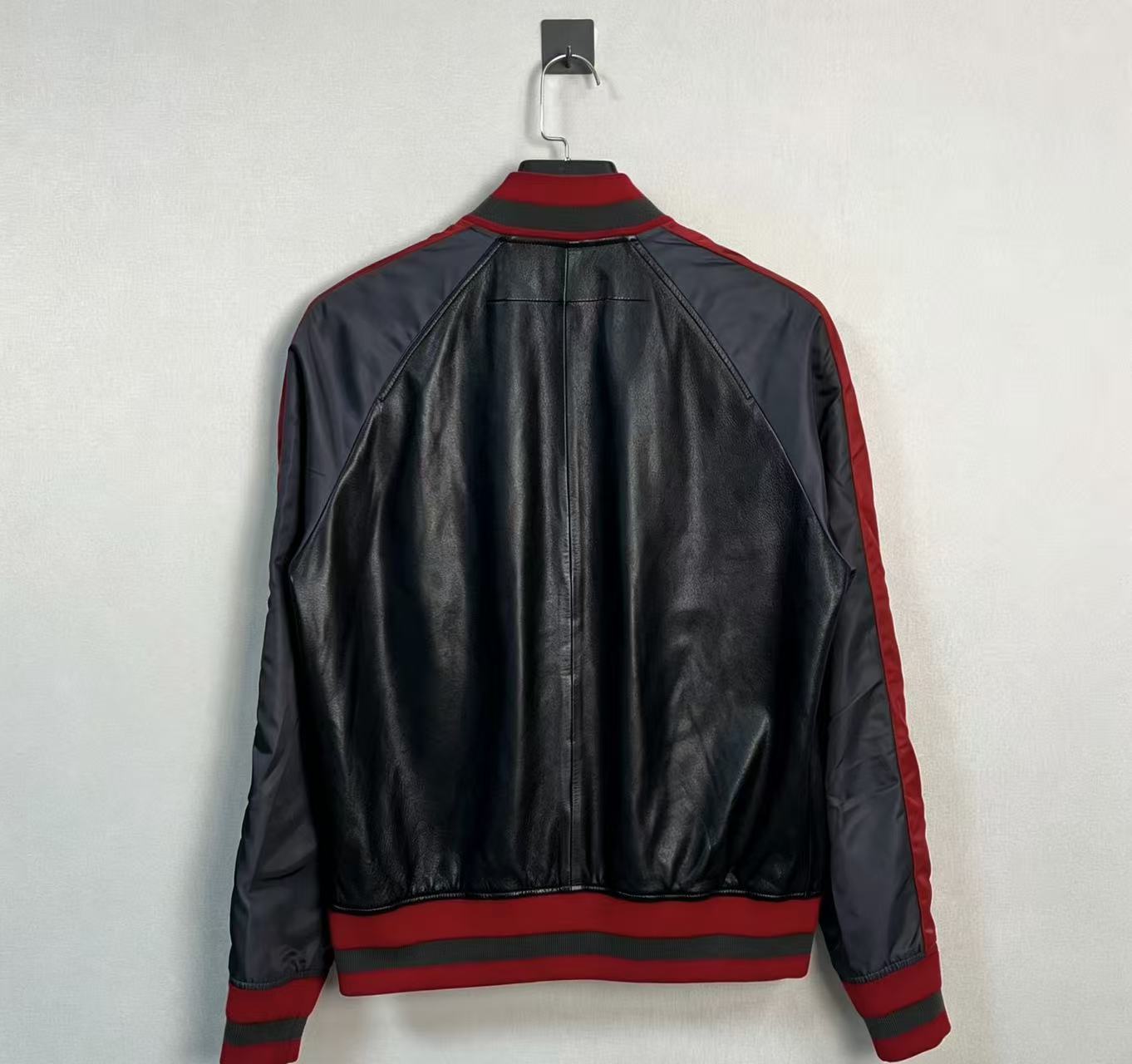 Givenchy black star leather jacket