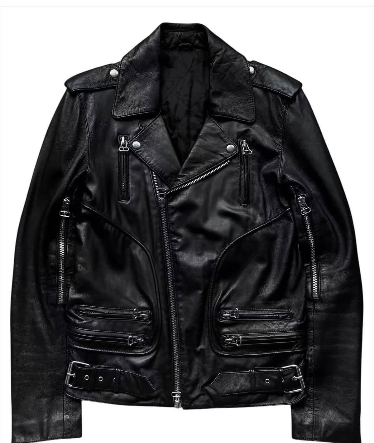 Balmain By Christophe Decarnin 10FW Leather Biker Jacket