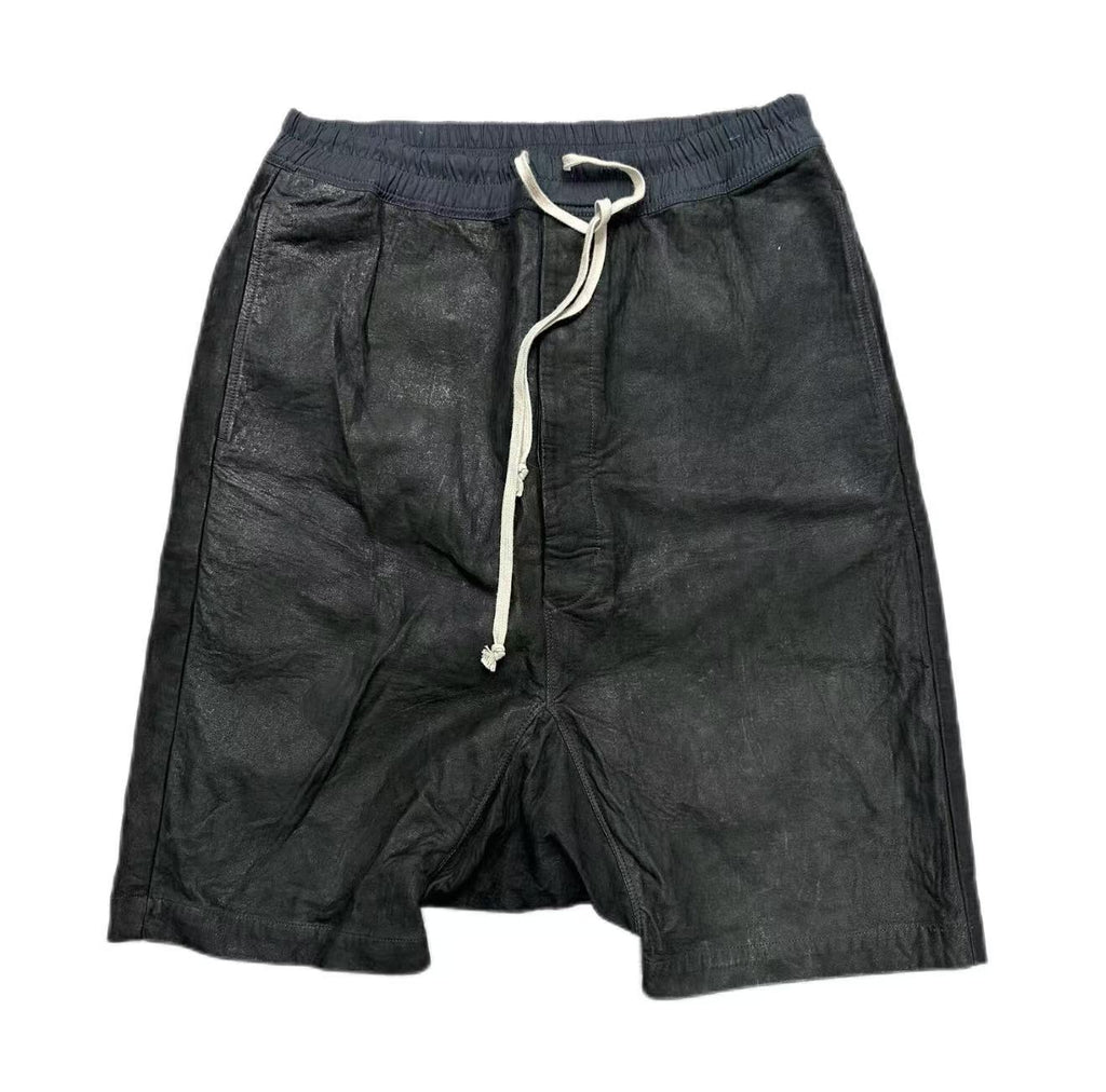 Rick Owens 15AW Leather Shorts