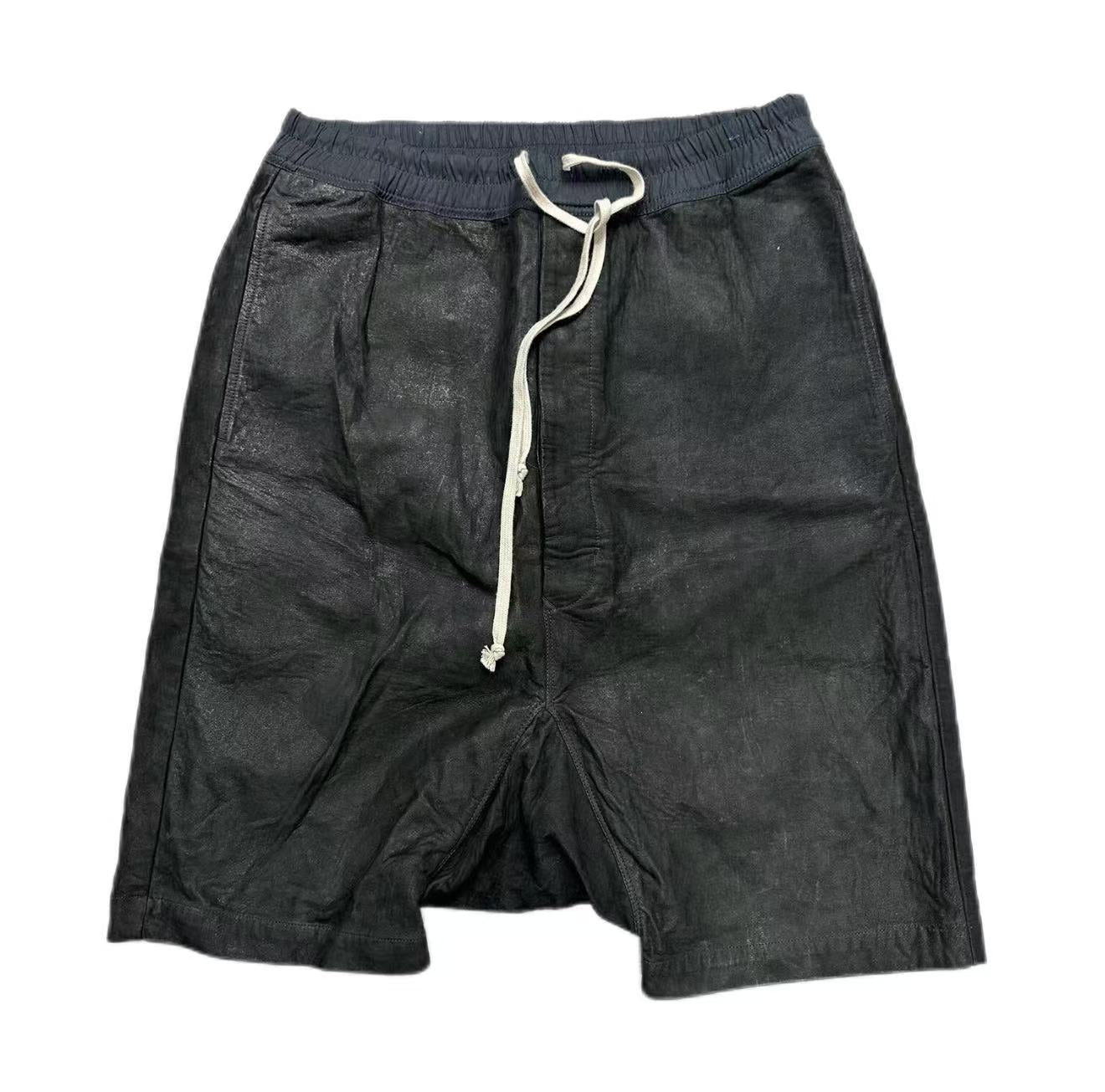 Rick Owens 15AW Leather Shorts