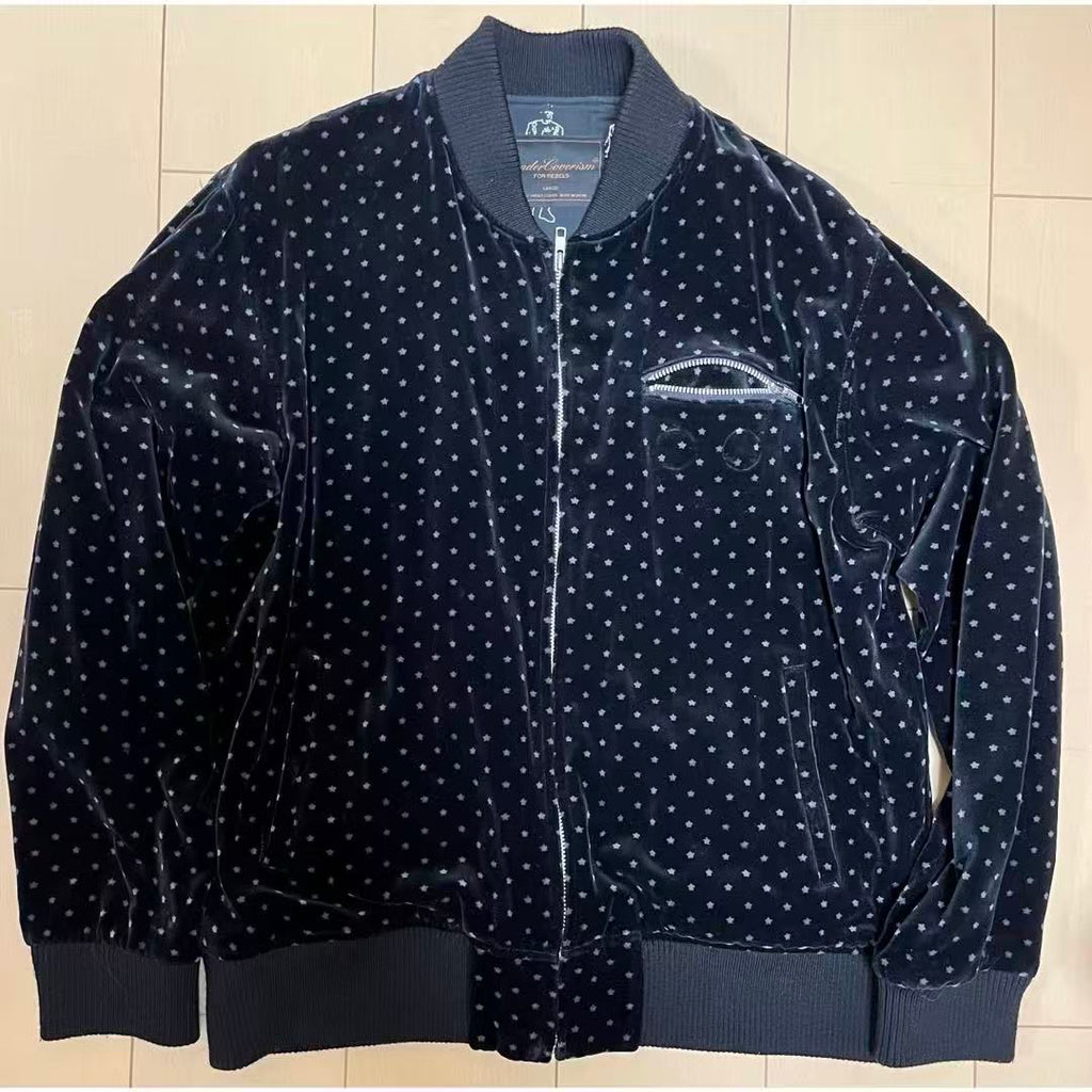 Undercover 02AW Witch’s Cell Division Velour Cross Jacket