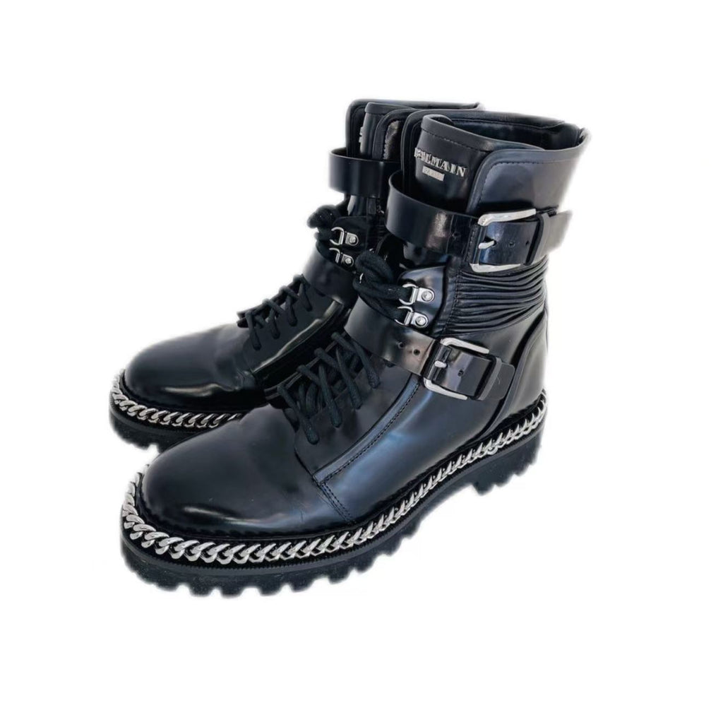 Balmain Homme Black Ranger Boots