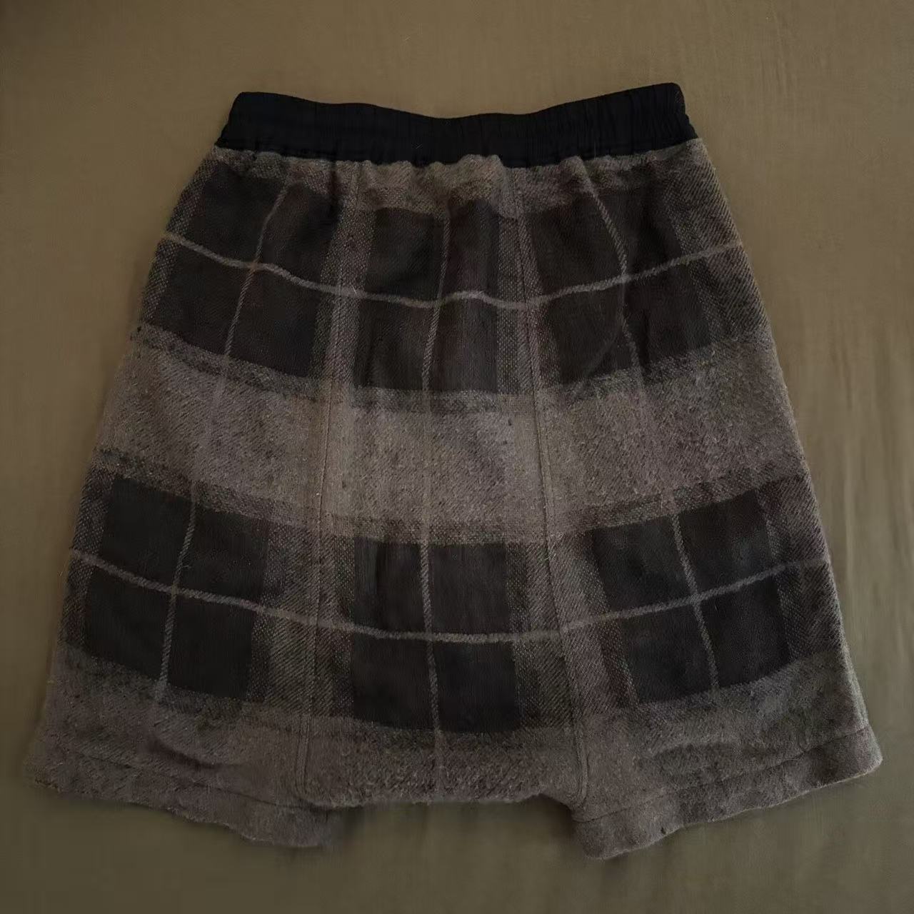 Rick Owens 18ss Tartan Wool Shorts