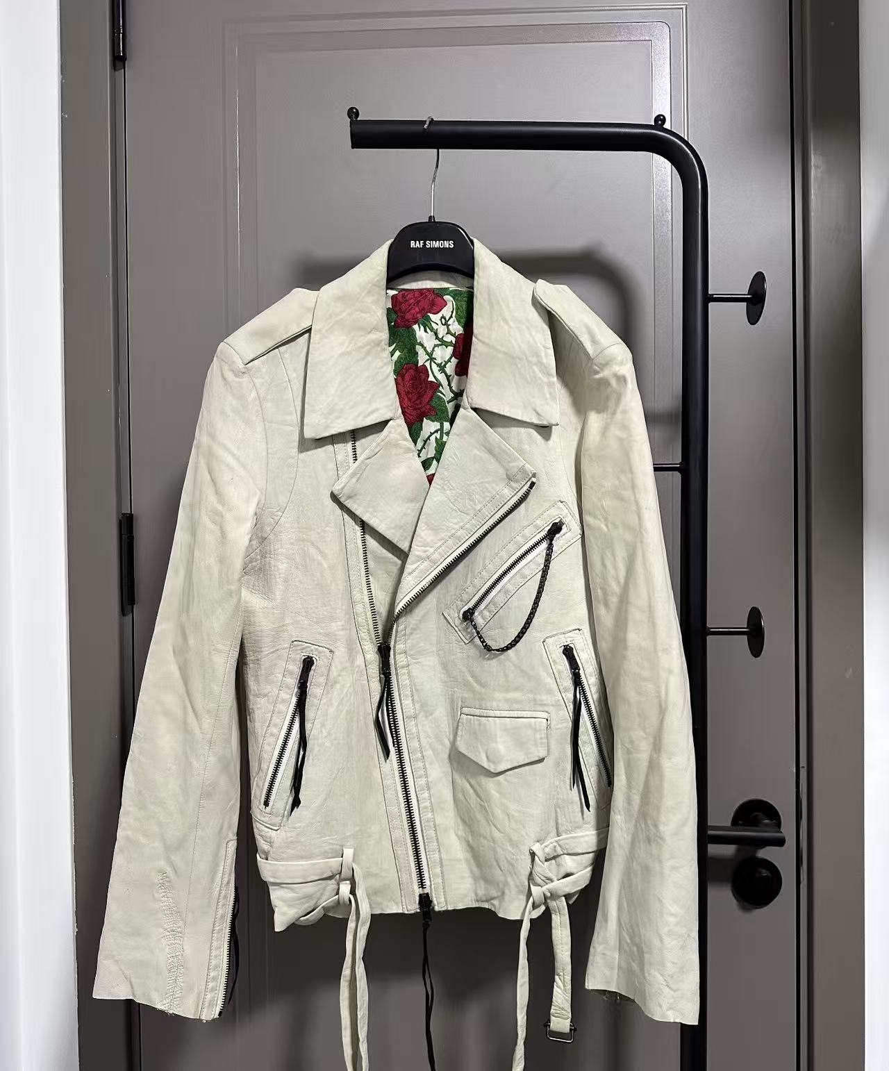 number(n)ine06ss"WELCOME TO THE SHADOW" Leather Jacket