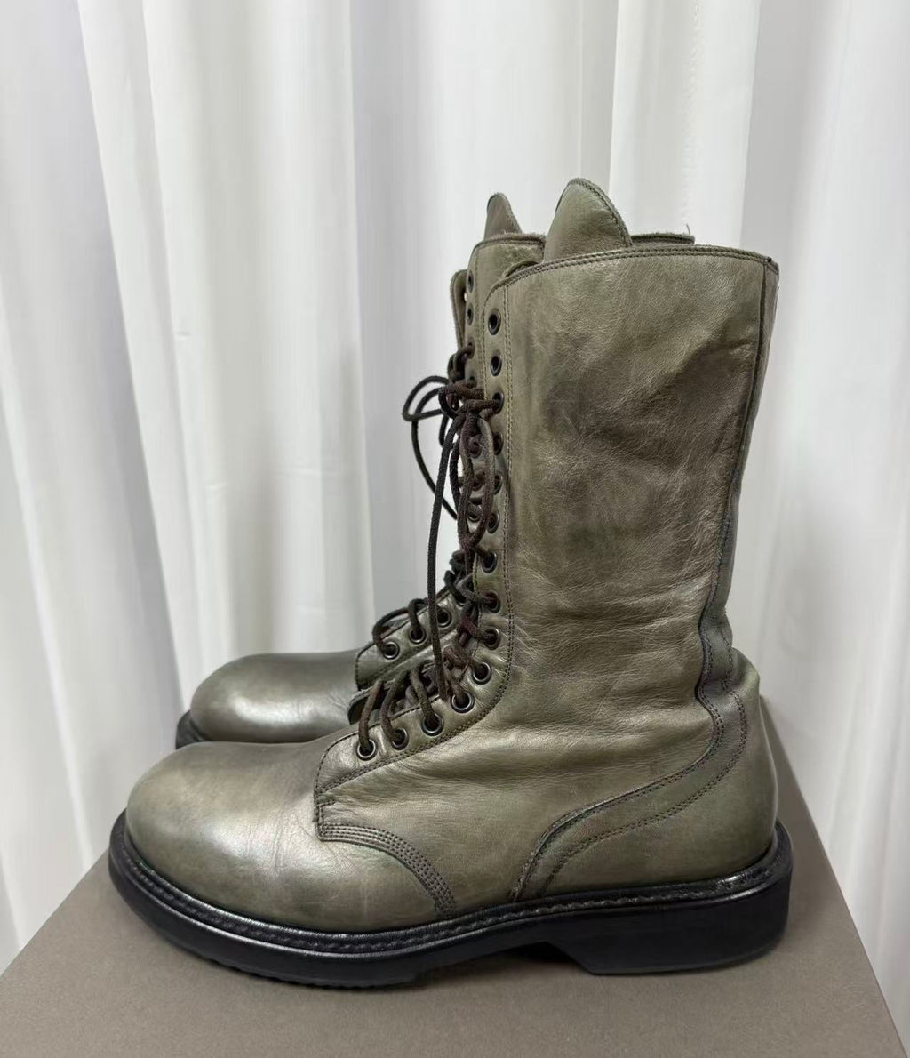 Rick Owens  combat boots
