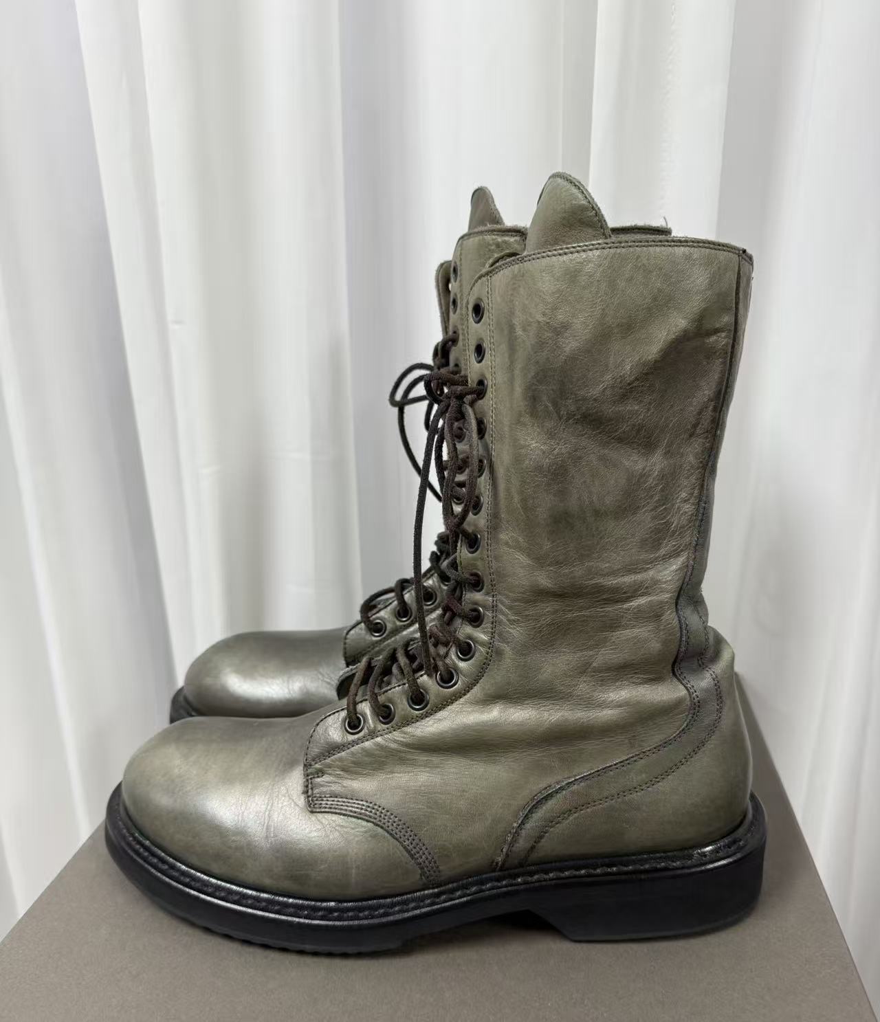 Rick Owens  combat boots