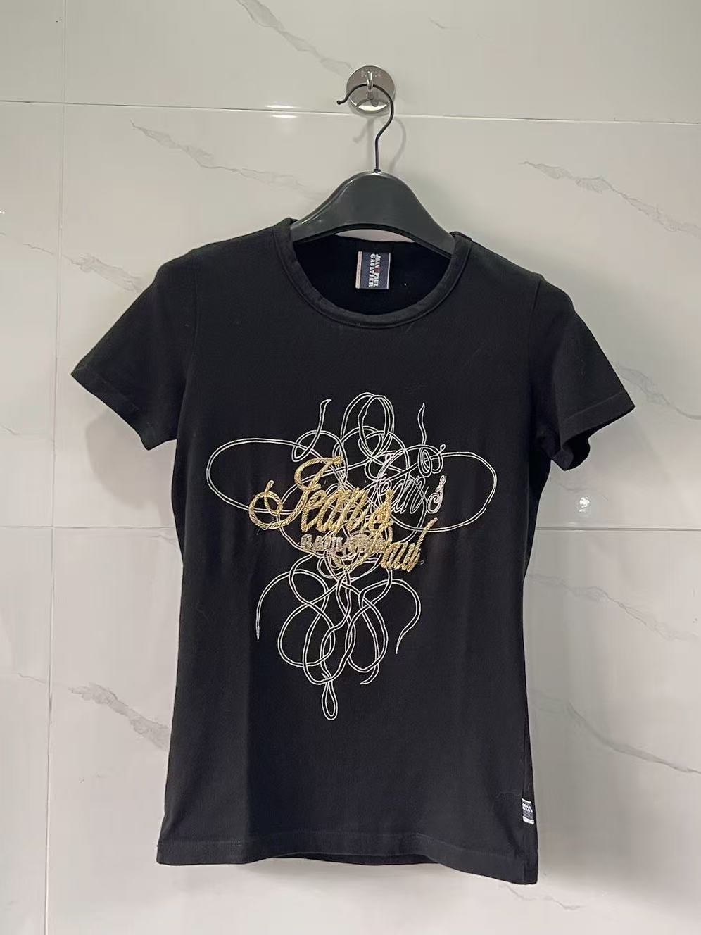 Jean Paul Gaultier Gold Print Tee