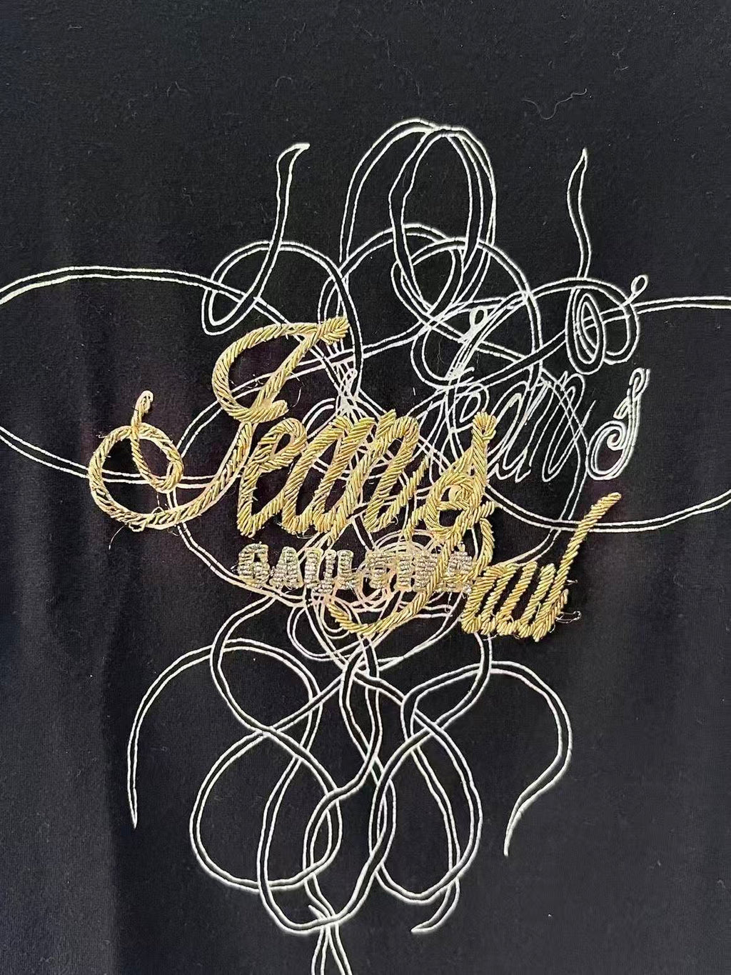 Jean Paul Gaultier Gold Print Tee