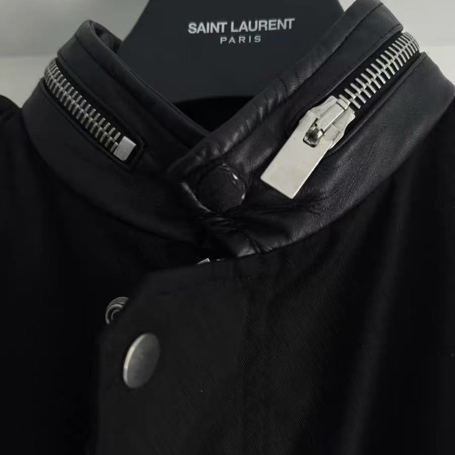 Saint Laurent 13SS Black Officer Jacket