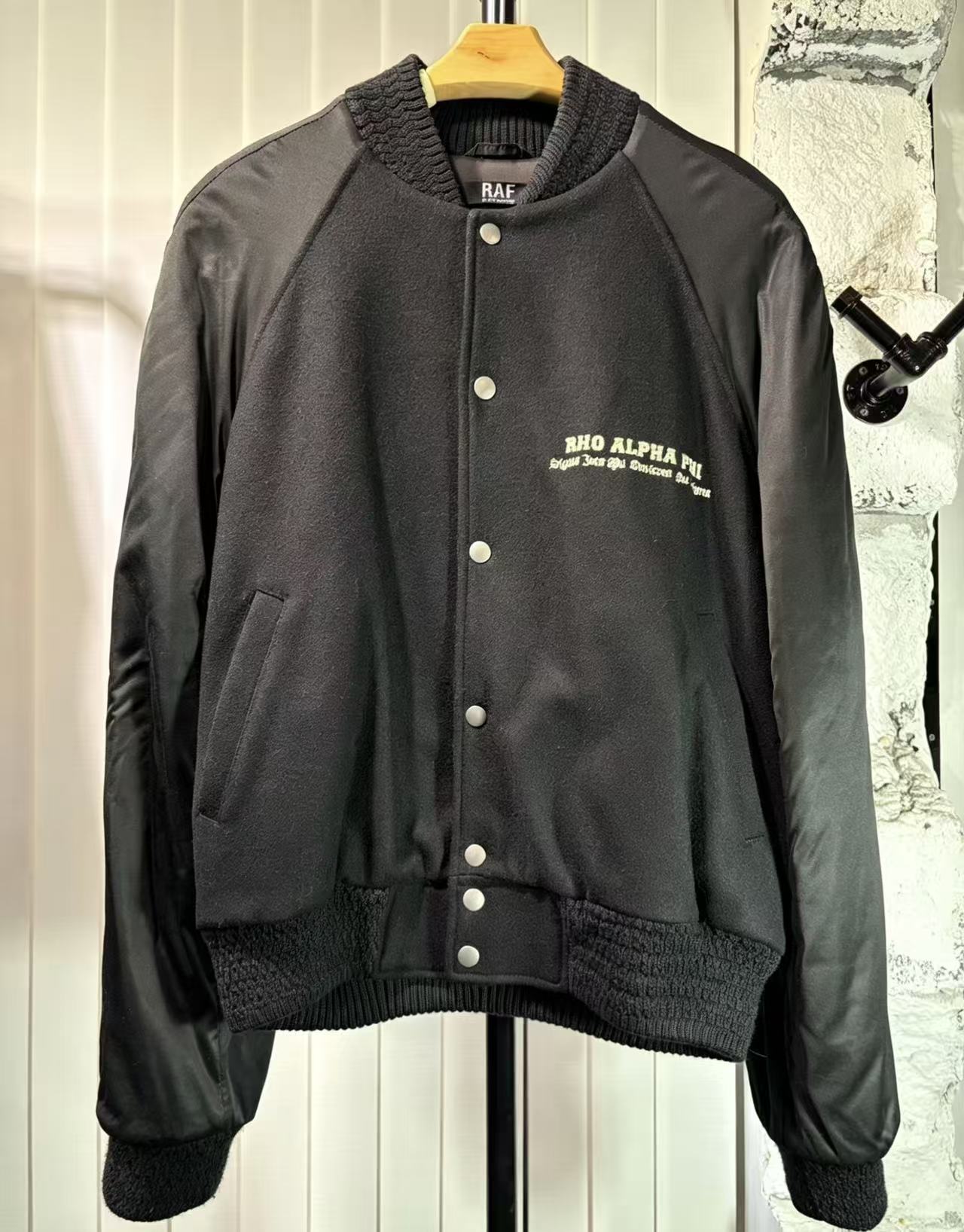 Raf by Raf Simons 06AW Ashes & Heroes Varsity Jacket