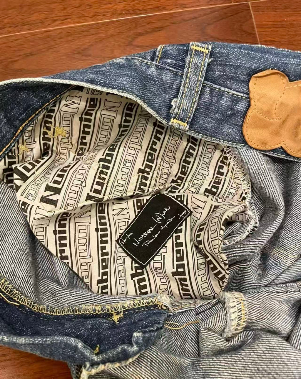 Number Nine 03AW Kurt Cobain Denim