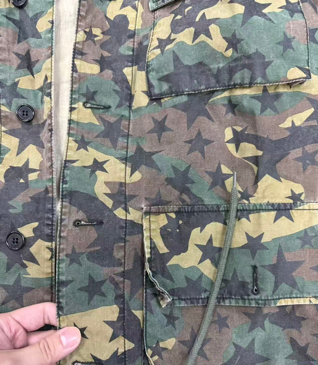 Saint Laurent 16AW Star Camo Military Jacket