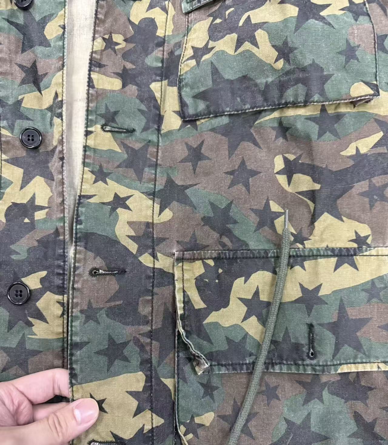 Saint Laurent 16AW Star Camo Military Jacket