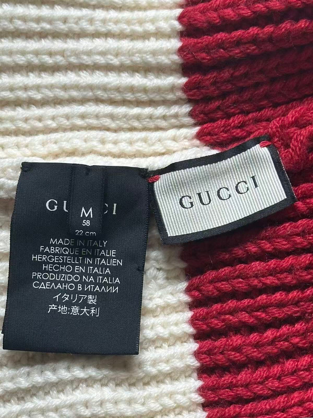Gucci 19AW Panther Embroidered Wool Beanie
