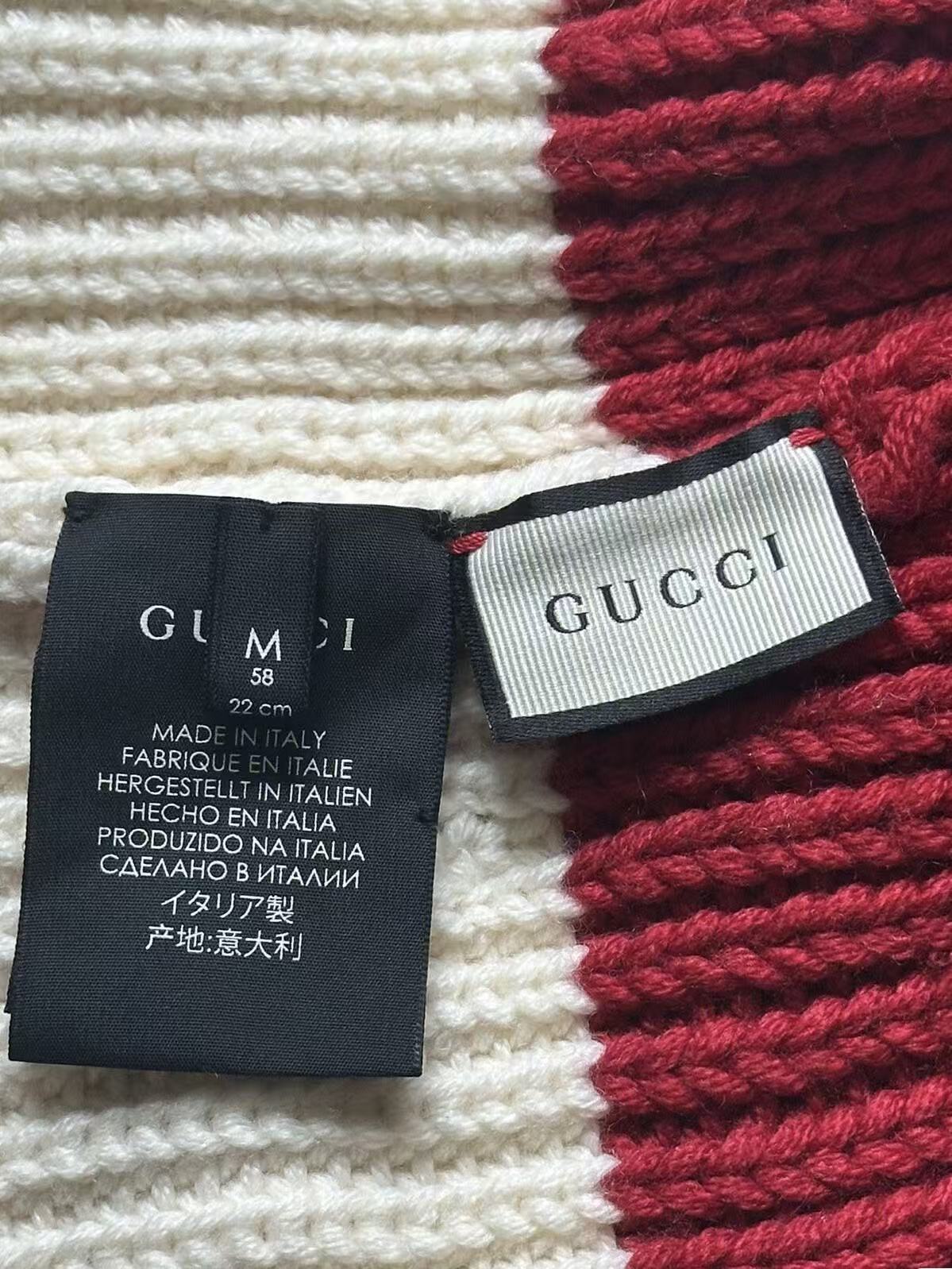 Gucci 19AW Panther Embroidered Wool Beanie