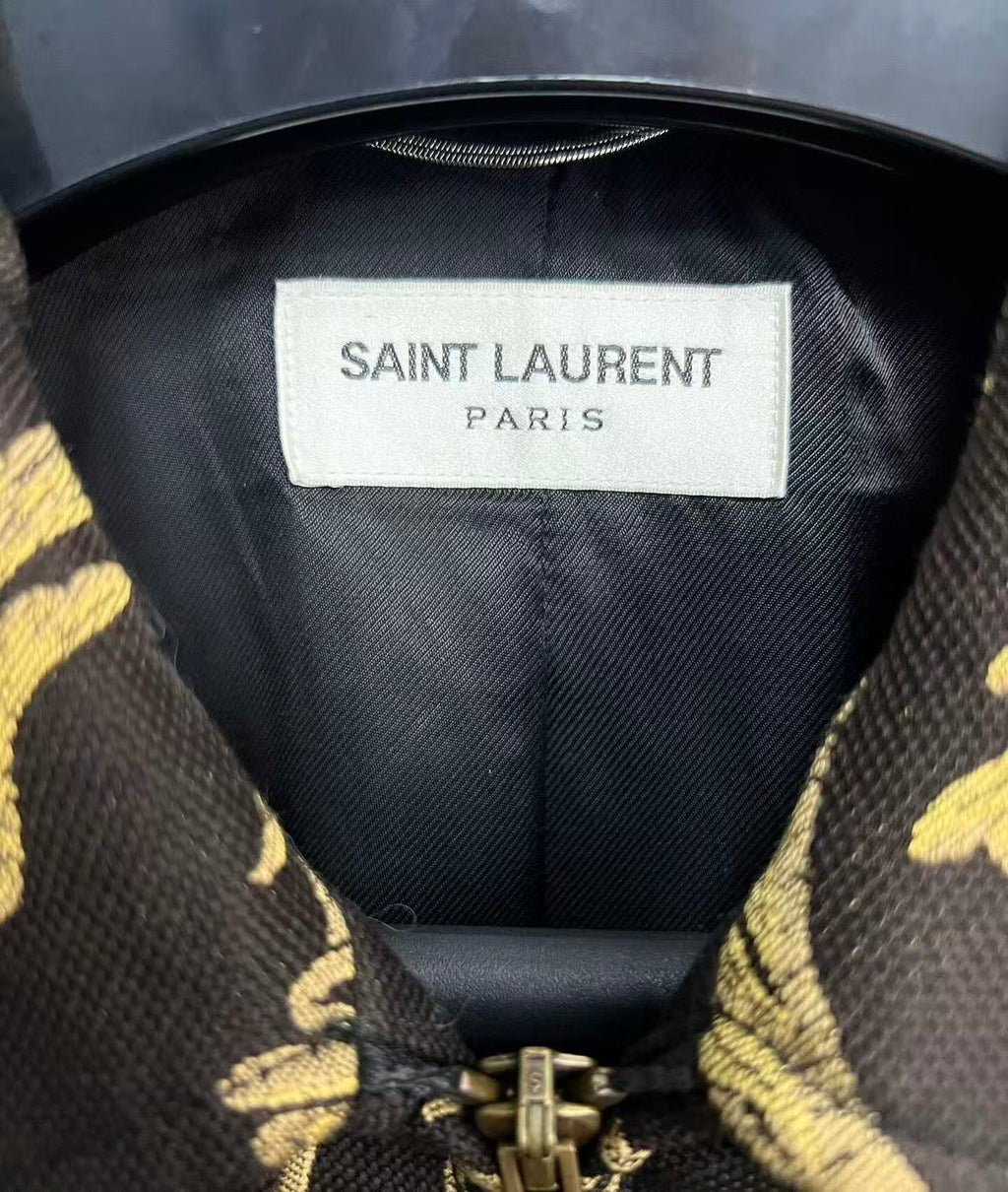 Saint Laurent 15SS Golden Dragon Embroidered Blouson Jacket