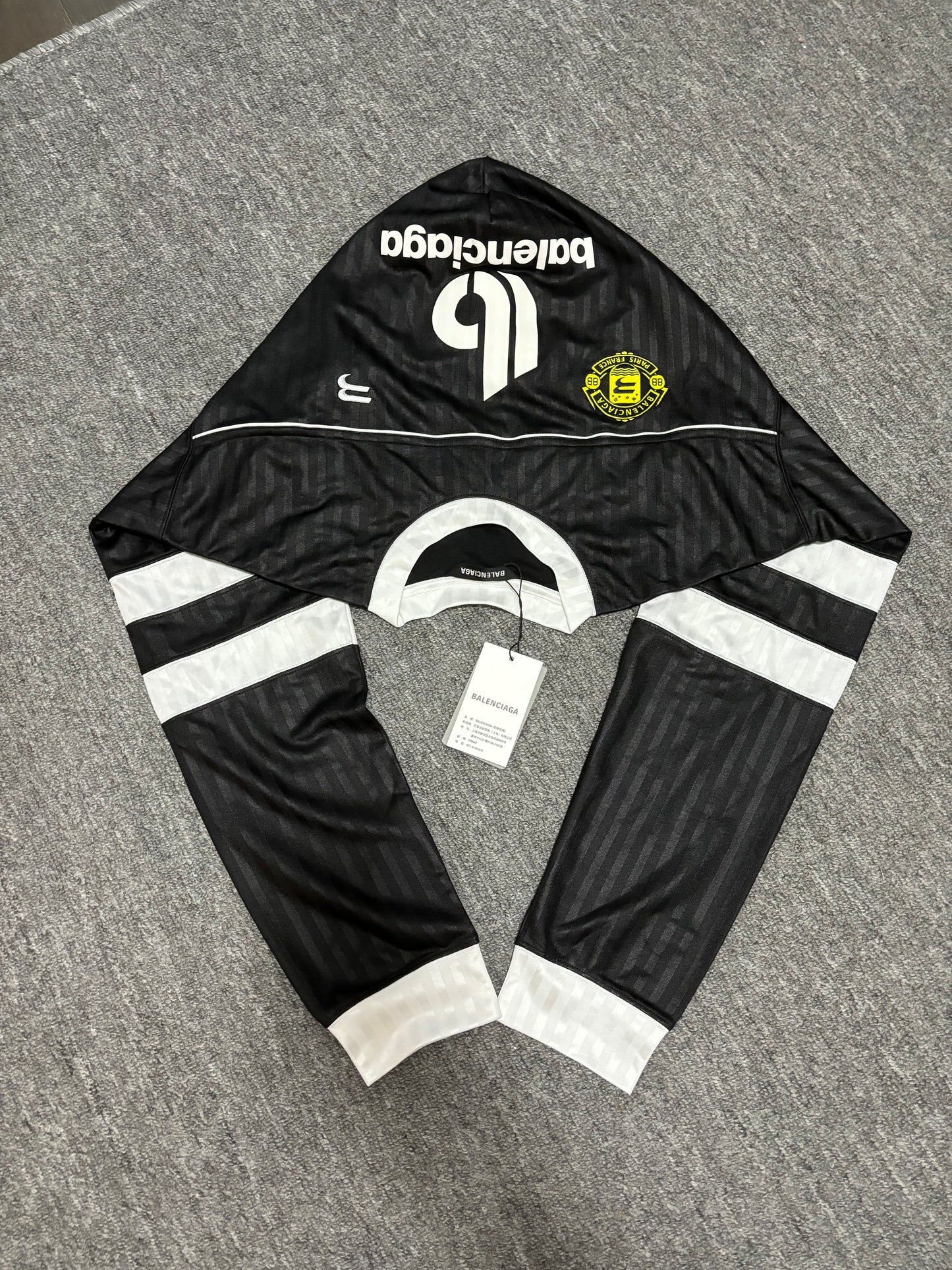 Balenciaga soccer hood scarf