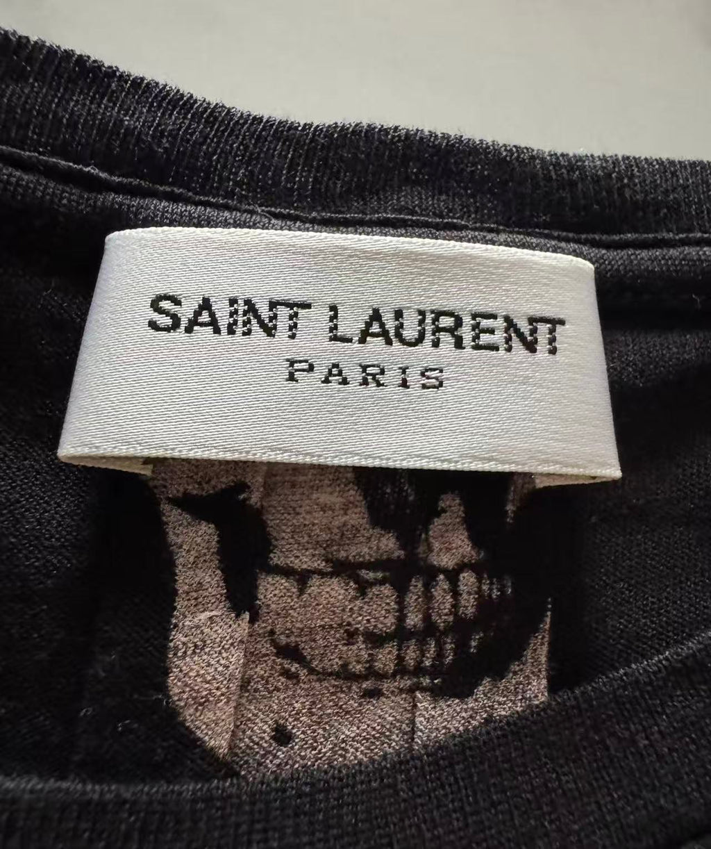 Saint Laurent Skull 15fw tee