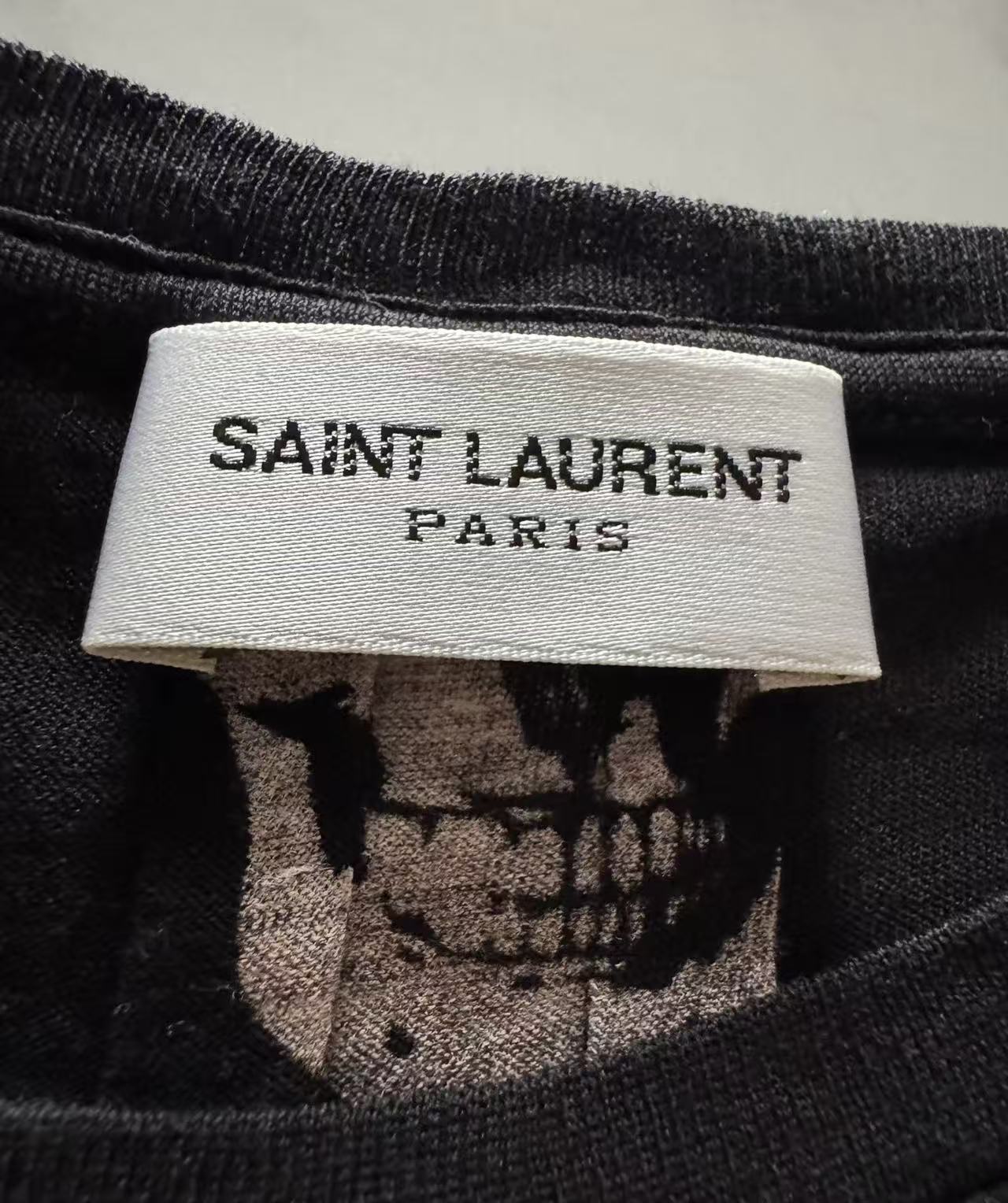 Saint Laurent Skull 15fw tee