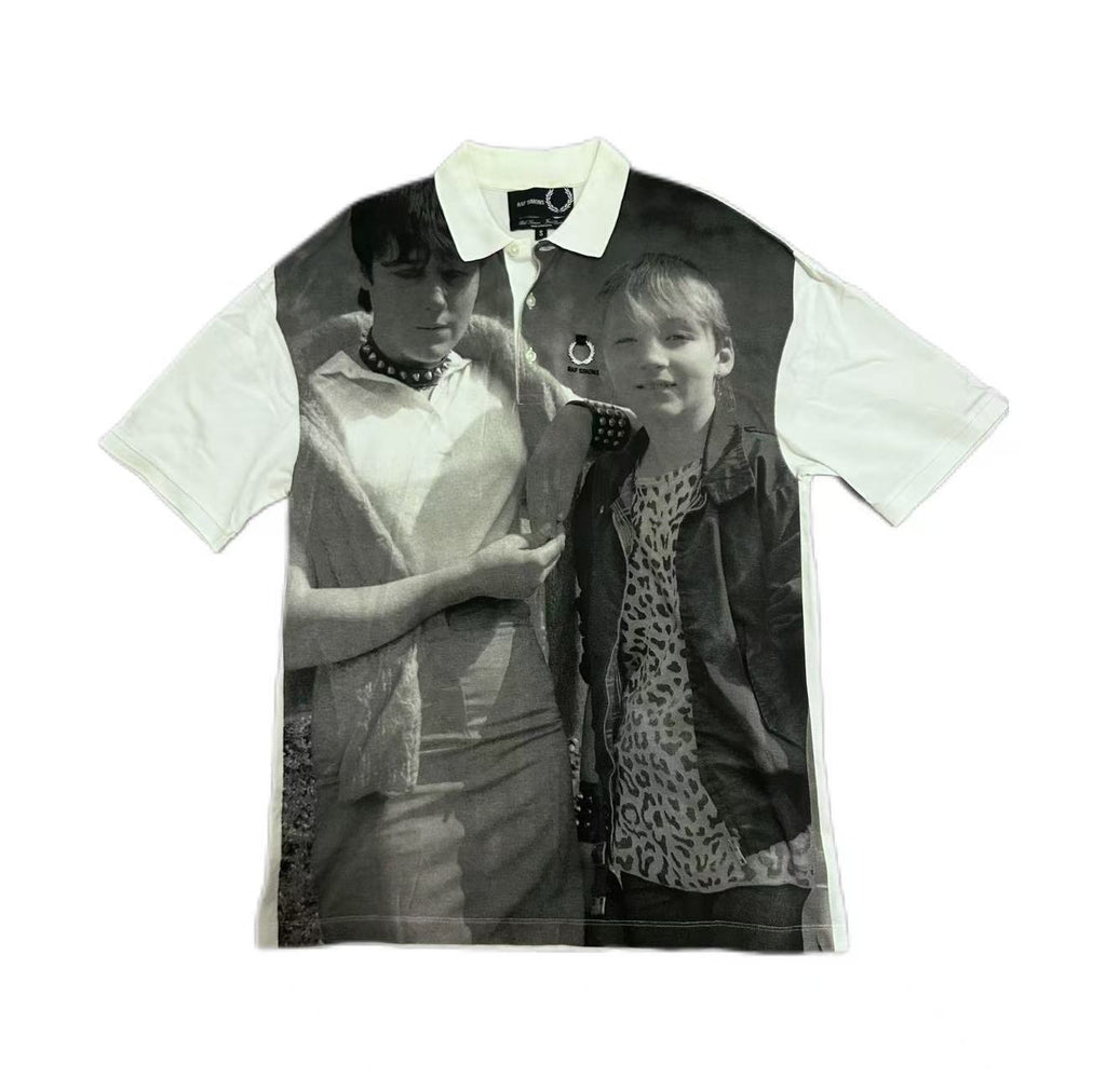 raf simons fred perry 19ss polo tee