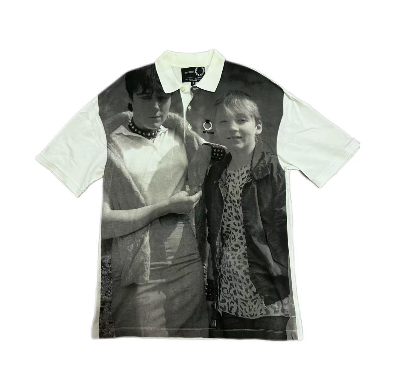 raf simons fred perry 19ss polo tee
