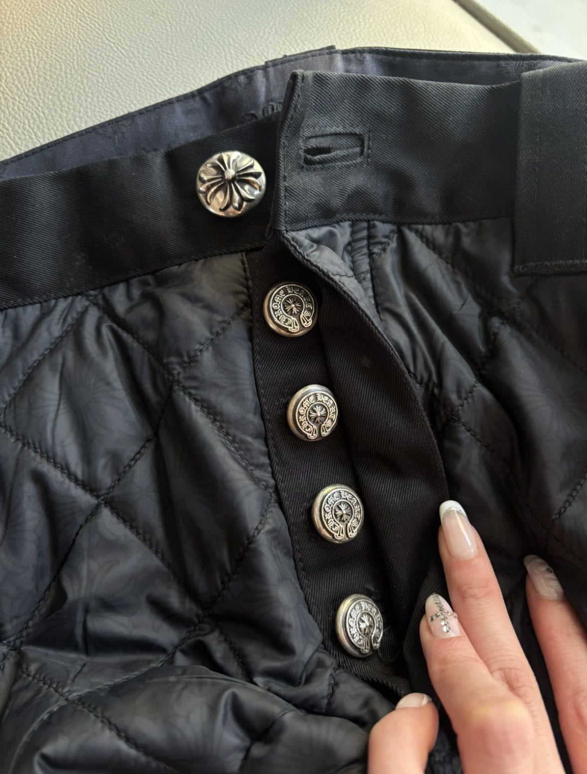 Chrome Hearts matty boy trousers