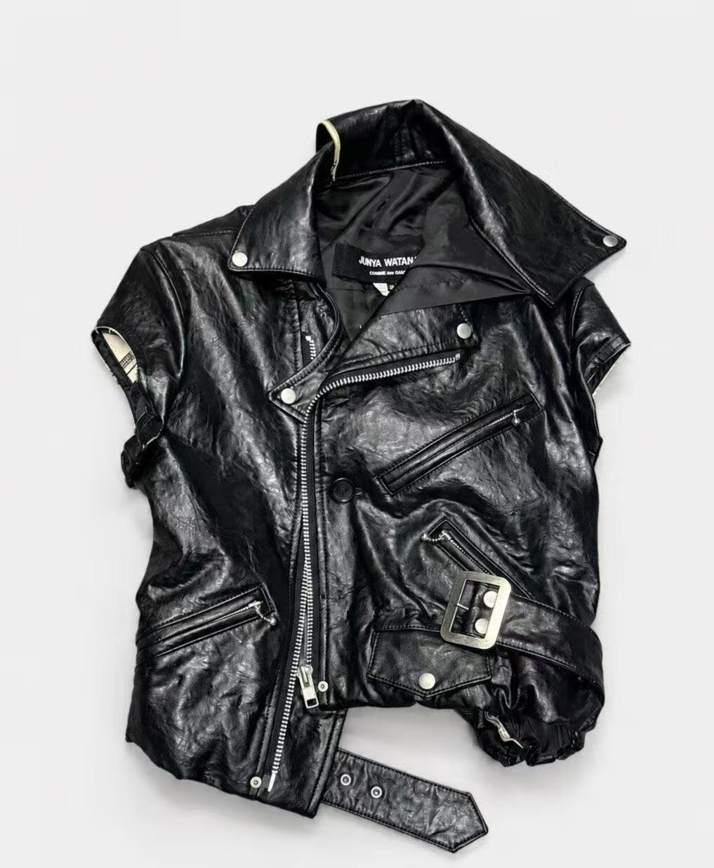 Junya Watanabe Comme des Garçons 07AW Vegan Leather Deconstructed Vest