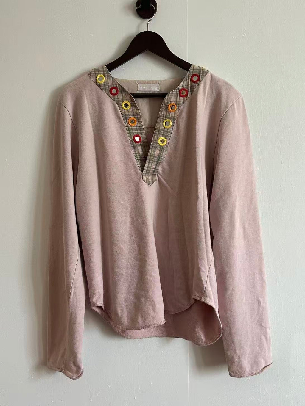 Alexander Mcqueen 05SS Mirror Placket Henley Sweater