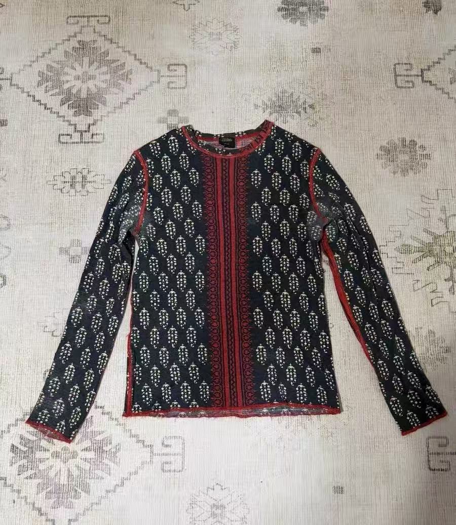 Jean Paul Gaultier 00s Graphic Long-Sleeve T-shirt