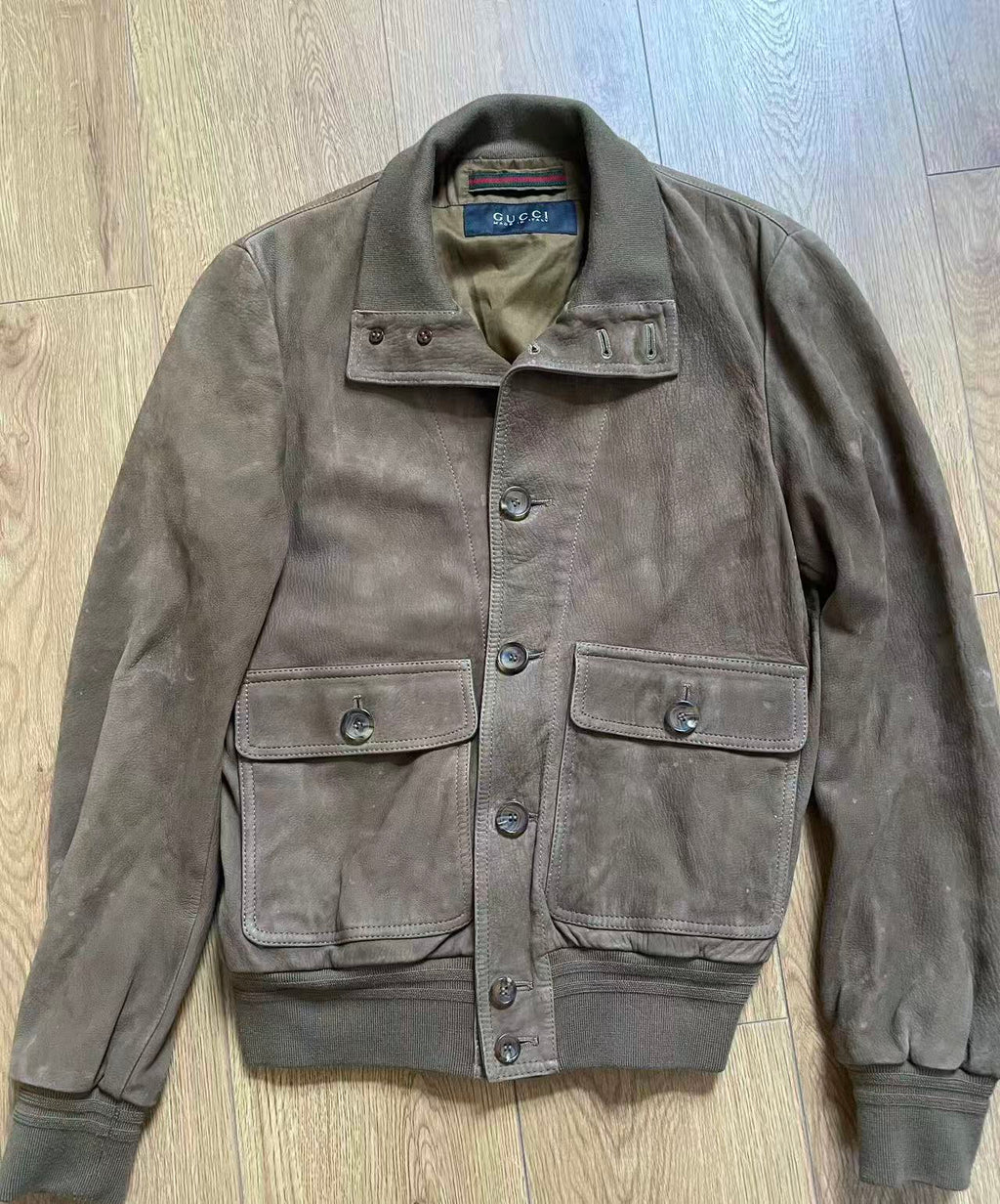 Gucci By Tom Ford Suede Jacket