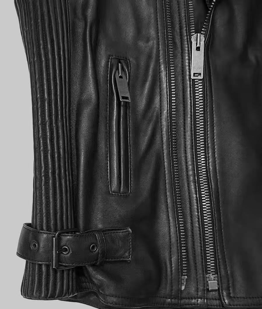 Gucci Black Leather Vest