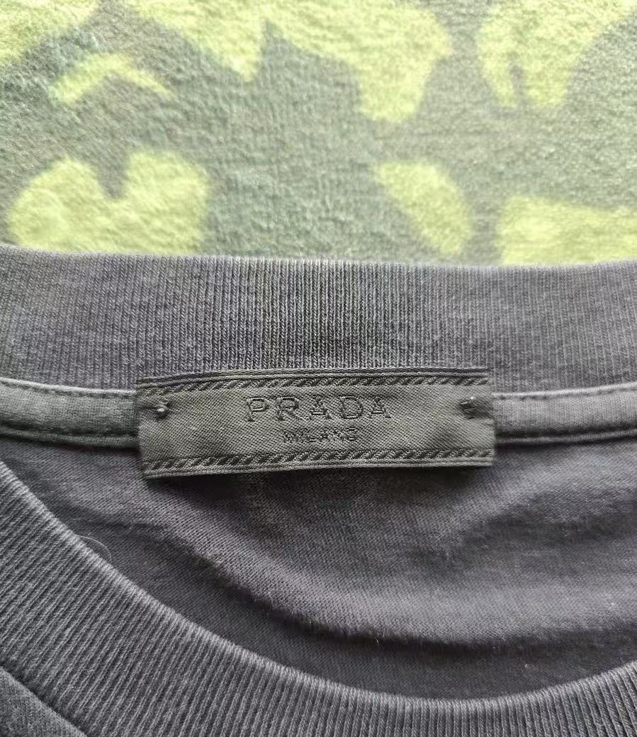 Prada 10SS Print Crew Neck Tee