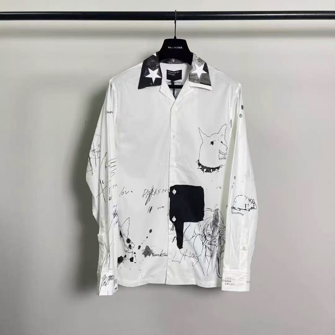 Enfants Riches Deprimes White Black Untitled 77 Lake Geneva Shirt