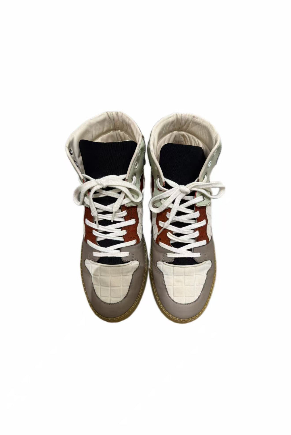 Balenciaga 12ss Paneled High-Top Sneakers