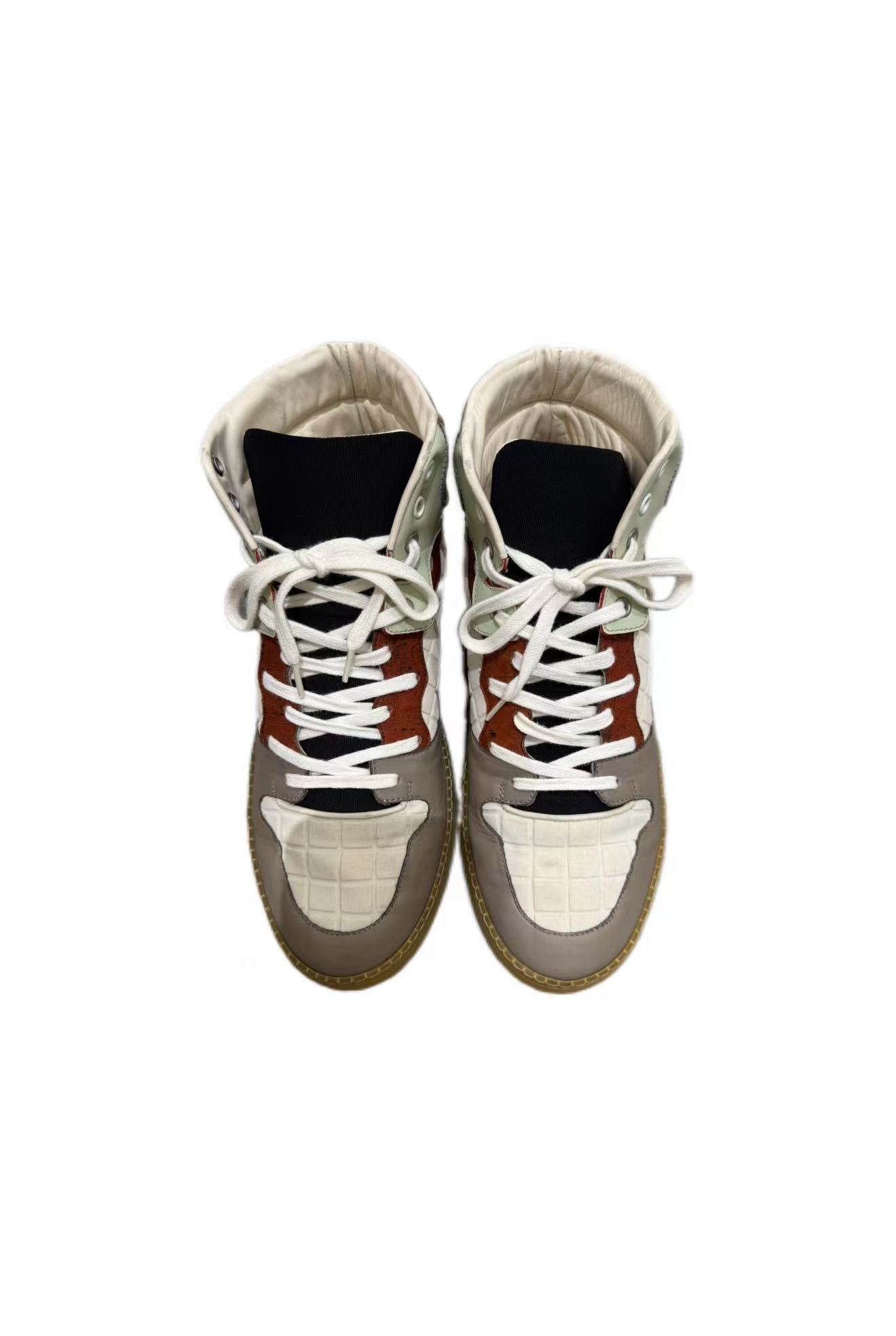 Balenciaga 12ss Paneled High-Top Sneakers