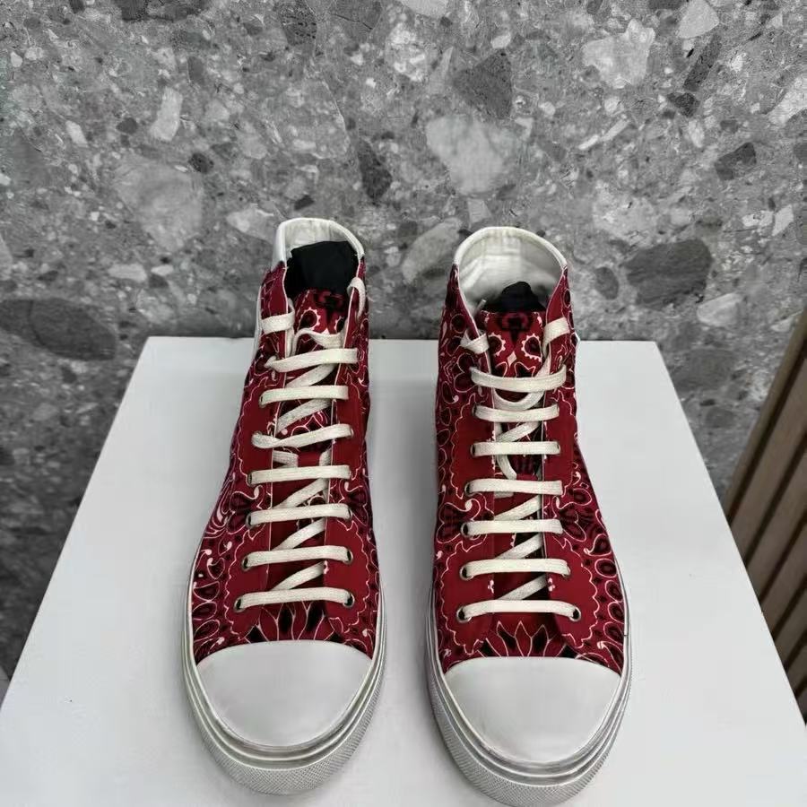 Saint Laurent Bedford Bandana Hi Top Sneaker