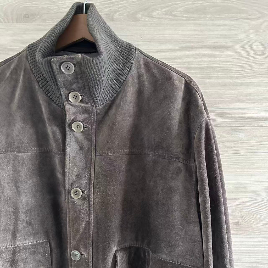 Gucci By Tom Ford 01aw A1 Suede grey Jacket