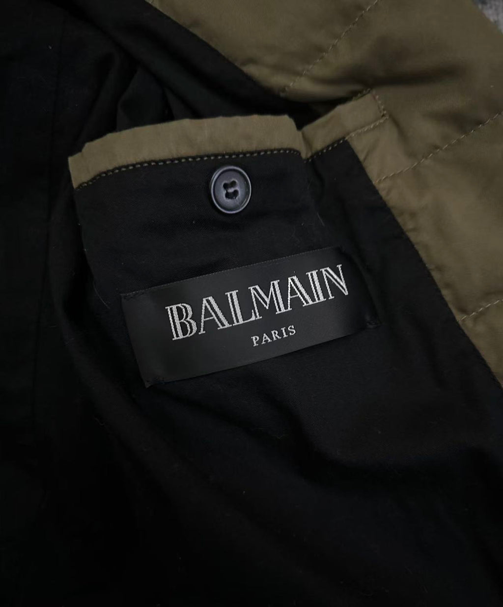 Balmain 14fw Quilted Biker Hooded Down Jacket