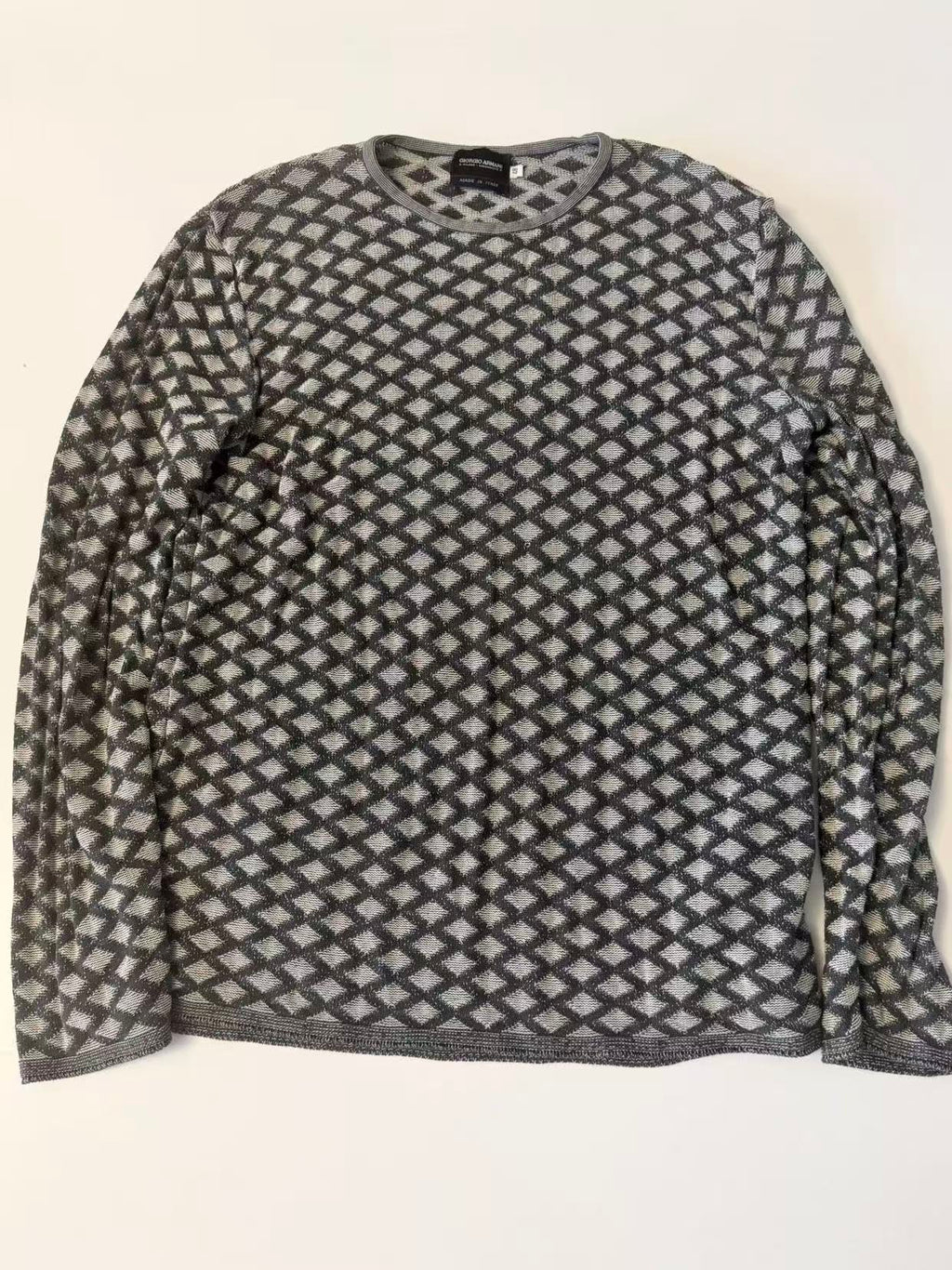 Giorgio Armani Snake Pattern Knit Top