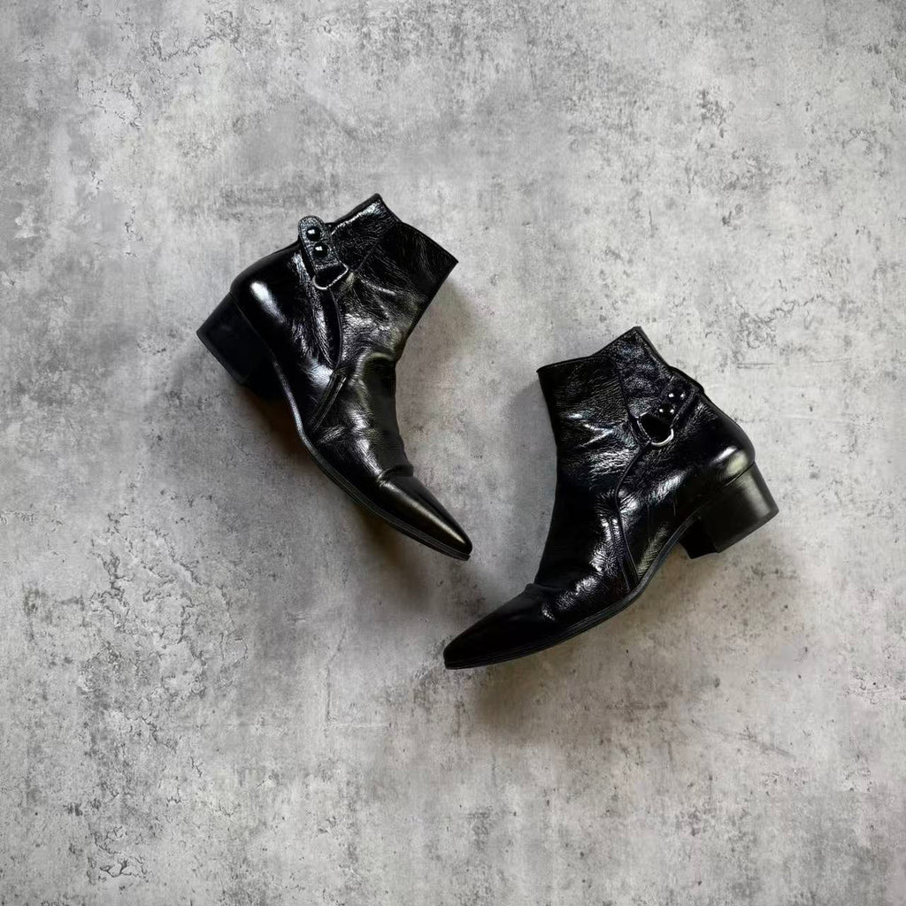 Saint Laurent 15FW D-ring Strap French Boots