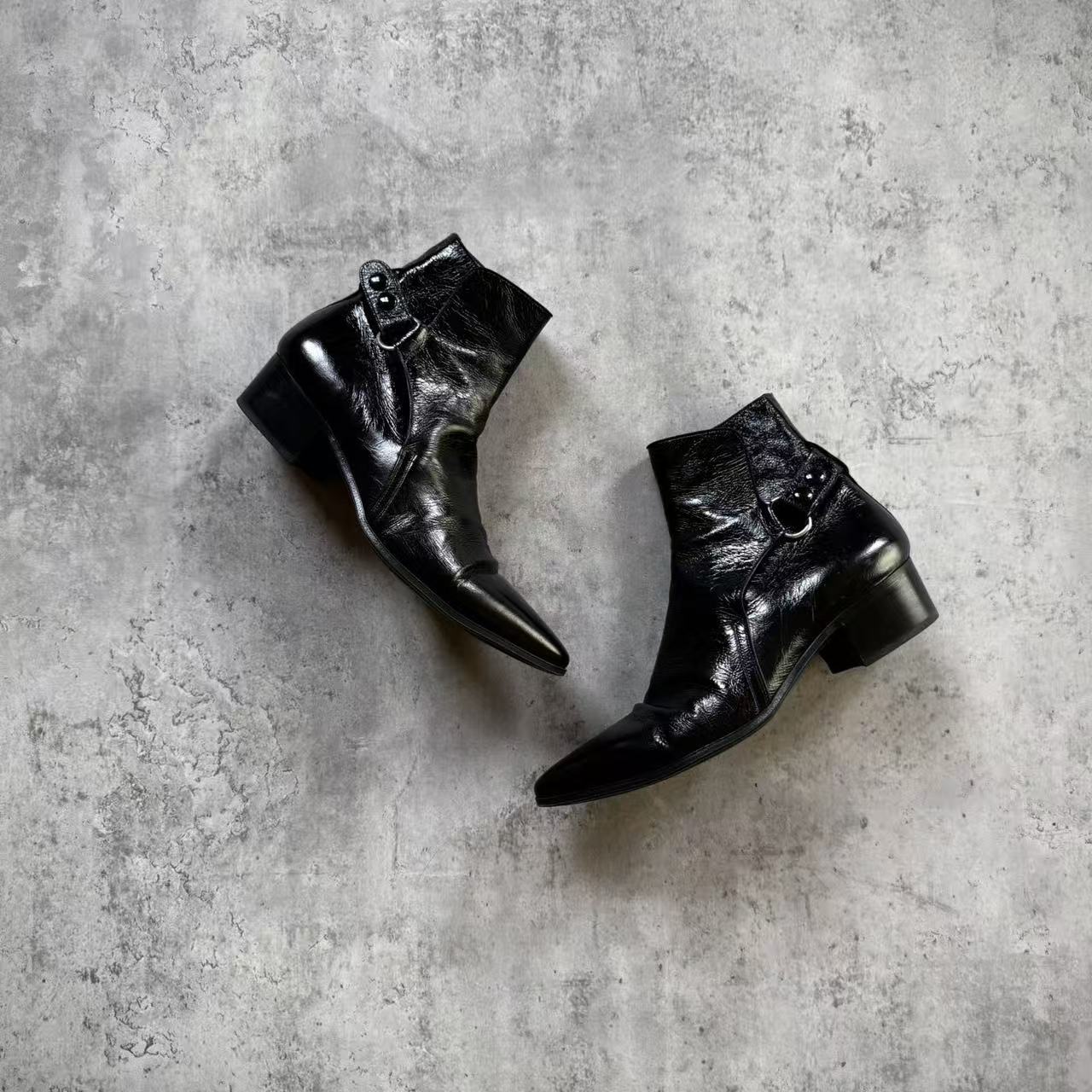 Saint Laurent 15FW D-ring Strap French Boots