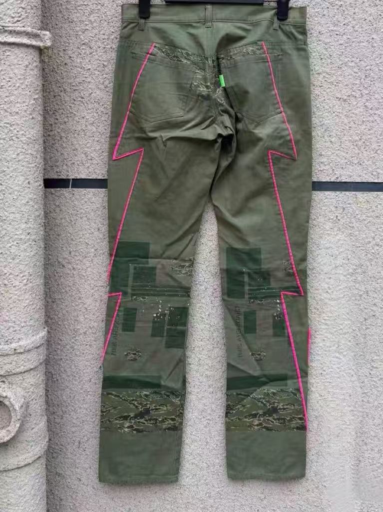 Undercover 01SS Lightning Camo Pants