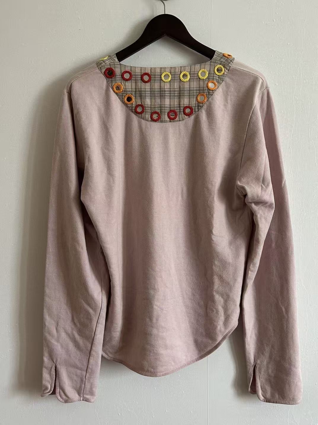 Alexander Mcqueen 05SS Mirror Placket Henley Sweater