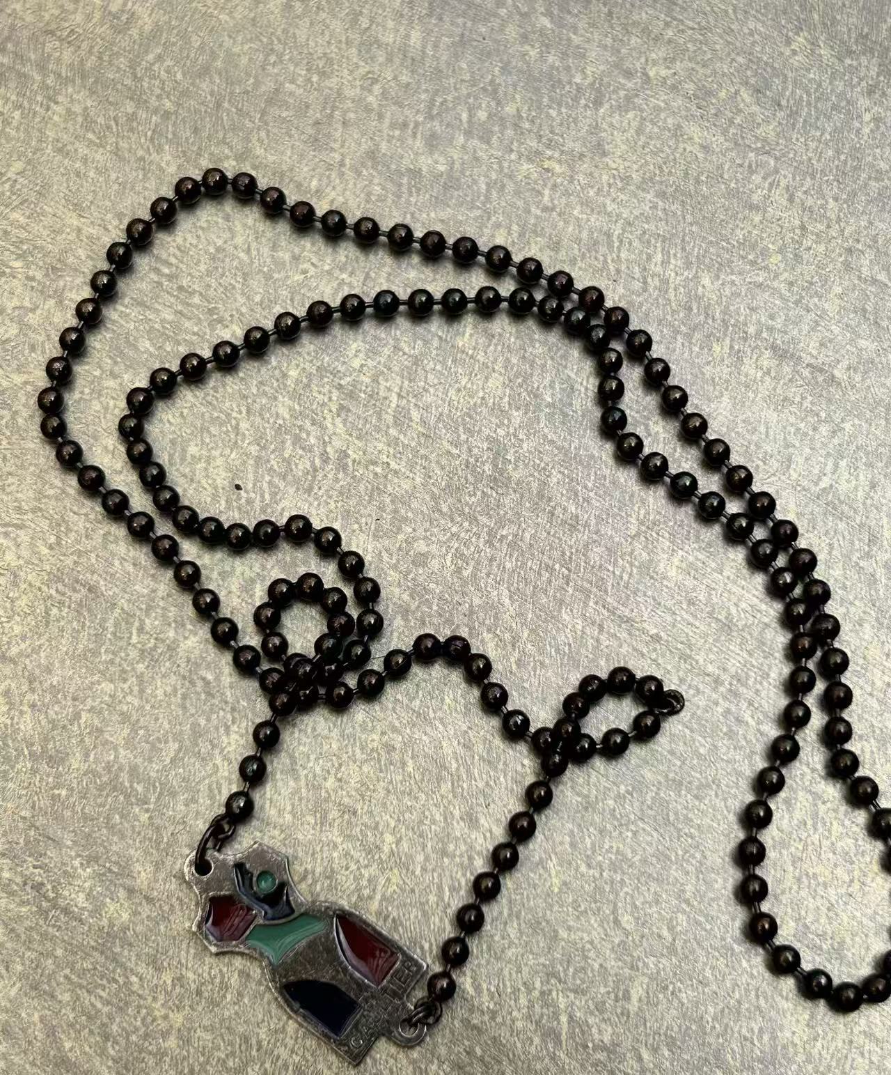 Jean Paul Gaultier 90s Body Pendant Necklace