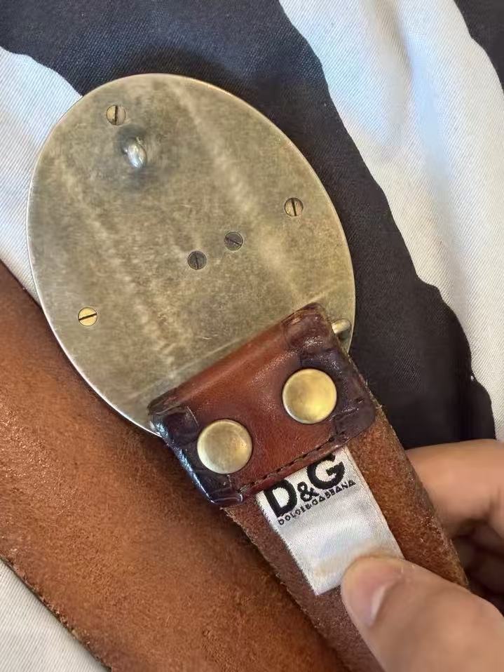 Dolce Gabbana 2000s Western Belt